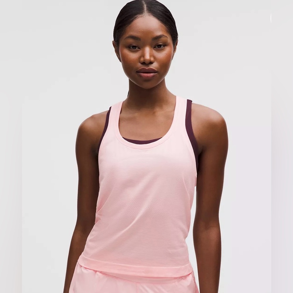 Lululemon light pink swiftly tank